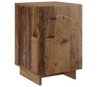 vidaXL Table de Chevet Bois Ancien 33,5 x 34,5 x 50 cm