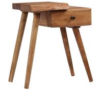 vidaXL Table de chevet Bois d'acacia massif 45 x 32 x 55 cm