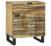 Vidaxl Meuble De Chevet 50x33x60 Cm Bois Massif De Manguier