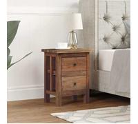 vidaXL Table de chevet Bois de récupération massif 40 x 30 x 51 cm