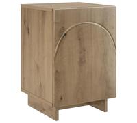vidaXL Table de Chevet Chêne Artisanal 33,5 x 34,5 x 50 cm