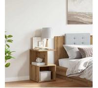 vidaXL Table de chevet chêne artisanal 35x35x55 cm bois d'ingénierie, table d'appoint, armoire de lit, table d'appoint pour 856532