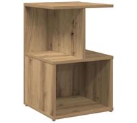 Table de Chevet Chêne Fumé 35x35x55 cm Bois d'Ingénierie Table de Nuit vidaXL