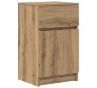 vidaXL Table de chevet chêne artisanal 39x35x65 cm bois d'ingénierie