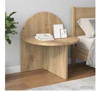 vidaXL Table de Chevet Chêne Artisanal 40 x 35,5 x 45,5 cm, Essentiels de Chambre, Table de Nuit Moderne, Meuble Sobre pour déco Minimaliste, Touche contemporaine
