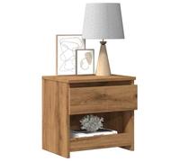 vidaXL Table de chevet chêne artisanal 40x30x39 cm bois d'ingénierie 856408