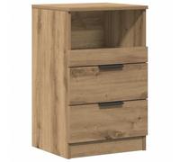 vidaXL Table de Chevet chêne Artisanal 40x36x65 cm Bois d'ingénierie, Armoire, Meubles de Chambre à Coucher, Support de téléphone, Armoire d'appoint