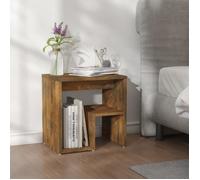 vidaXL Table de chevet Chêne fumé 40x30x40 cm Bois d'ingénierie 815177