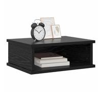 vidaXL Table de Chevet Chêne Noir 40 x 31 x 15 cm Bois d'ingénierie