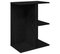 vidaXL Table de Chevet chêne Noir 46,5x29x61 cm Bois d’ingénierie, Table de Nuit, Table de lit, Table de Bout, Armoire de lit