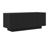vidaXL Table de Chevet Chêne Noir cm Bois d'ingénierie