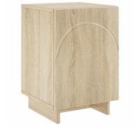 vidaXL Table de Chevet Chêne Sonoma 33,5 x 34,5 x 50 cm