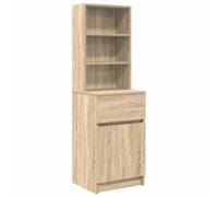 vidaXL Table de chevet chêne Sonoma 39 x 35 x 125 cm – Bois d’ingénierie
