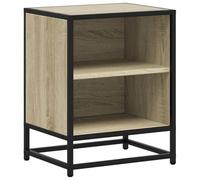 vidaXL Table de Chevet chêne Sonoma 40x31x50cm Bois d'ingénierie métal, Table d'appoint, Armoire de lit, Table d'appoint pour Chambre, Table de Nuit