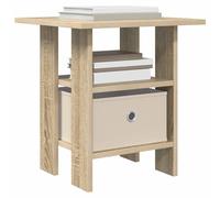 vidaXL Table de chevet Chêne Sonoma 41 x 40 x 45 cm Bois d'ingénierie, Salon, Moderne, Durable, Mobilier Rectangulaire avec un Grand Espace de Rangement, Design Élégant pour les Maisons Contemporaines