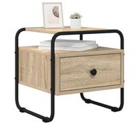 vidaXL Table de Chevet Chêne Sonoma Bois d'ingénierie, Solutions de Rangement Moderne, Table de Chevet rectangulaire, Organisateur Compact, Cabinet Chic pour déco