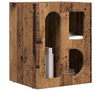 vidaXL Table de Chevet ELST Bois Ancien 40 x 35 x 50 cm, Table de Chambre élégante et compacte, Table de Nuit rectangulaire, Meuble Pratique, Rangement Solide