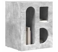 vidaXL Table de Chevet ELST Gris béton 40 x 35 x 50 cm