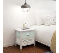 Vidaxl Table De Chevet En Style Français 2 Pcs Bois