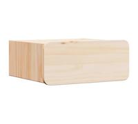 vidaXL Table de Chevet Marron 39 x 34 x 16,5 cm Bois Massif en pin, Table de Nuit rectangulaire, Solution de Rangement pour Petits espaces, Beau Meuble en pin, déco de Chambre