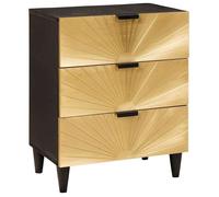 vidaXL Table de chevet - Meuble de chambre au style moderne, petit coffre de rangement, organisateur compact et minimaliste