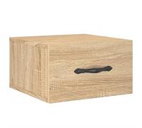 Table de Chevet Murale Armoire de Nuit Rangement Bois d’Ingénierie vidaXL