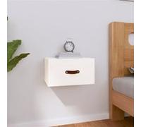 2x Tables de Chevet Murales Blanc 40x29,5x22 cm Tables de Nuit Armoires vidaXL