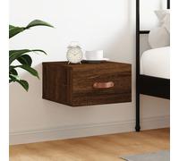 Vidaxl Table De Chevet Murale Chêne Marron 35x35x20 Cm Marron