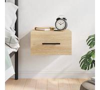 Vidaxl Table De Chevet Murale Chêne Sonoma 35x35x20 Cm