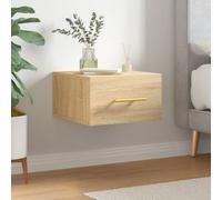 Vidaxl Table De Chevet Murale Chêne Sonoma 35x35x20 Cm