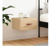 vidaXL Table de chevet murale chêne sonoma 35x35x20 cm 829778