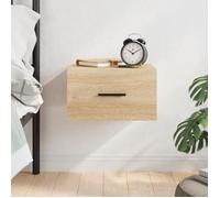 vidaXL Table de chevet murale chêne sonoma 35x35x20 cm 829858