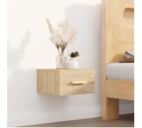 vidaXL Table de chevet murale Chêne sonoma 35x35x20 cm812840