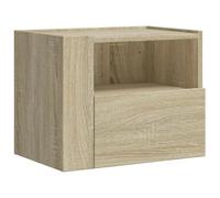 vidaXL Table de Chevet Murale chêne Sonoma 45x30x35 cm