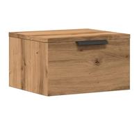 vidaXL Table de chevet murale chêne artisanal 34x30x20 cm, armoire de chevet flottante