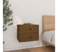 Table de Chevet Murale Gris 50x36x40 cm Table de Nuit Armoire de Lit vidaXL