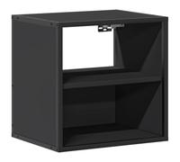vidaXL Table de chevet murale Noir 40x31x39,5 cm