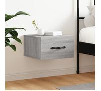 vidaXL Table de chevet murale sonoma gris 35x35x20 cm 829816