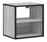 vidaXL Table de chevet murale Sonoma gris 40 x 31 x 39,5 cm 848750