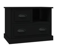 Vidaxl Table De Chevet Noir 60x39x45 Cm Noir