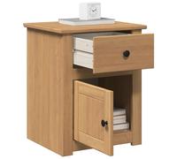 Vidaxl Table De Chevet Panama 46x40x57 Cm Bois Massif De Pin Marron