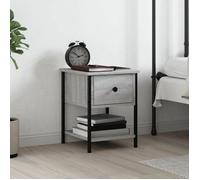 vidaXL Table de chevet sonoma gris 34x35,5x45 cm bois d'ingénierie 825859