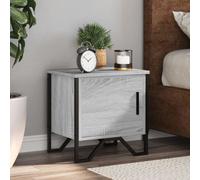 Vidaxl Table De Chevet Sonoma Gris 40x30x40 Cm Bois D'ingénierie Marron