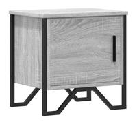 vidaXL Table de Chevet Sonoma Gris 40x30x40 cm Bois d'ingénierie, Table d'appoint, Armoire de lit, Table d'appoint pour la Chambre, Table de Nuit