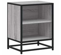 Tables de chevet 2 pcs noir 40x31x50 cm bois d'ingénierie métal vidaXL