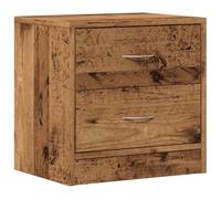 vidaXL Table de Chevet Vieux Bois 40x30x40 cm Bois d'ingénierie, Armoire, Meubles de Chambre à Coucher, Support de téléphone, Armoire d'appoint