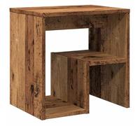 vidaXL Table de chevet Vieux Bois 40x30x40 cm Bois d'ingénierie Marron