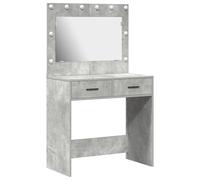 Coiffeuse avec tiroir avec stockage Bois d'ingénierie Table de Toilette vidaXL v