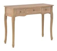 Table De Console Et Coiffeuse Avec 3 Tiroirs Marron Marron