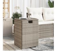 vidaXL Table de Couverture de Bouteille de Propane, Boîte de Rangement pour Bouteille, Support de Bouteille Jardin, Gris 366296